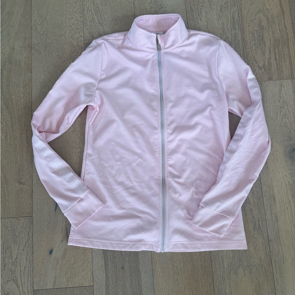 Daily Sports Cholet Summer Pink Full Zip Midlayer Jacket Small $190